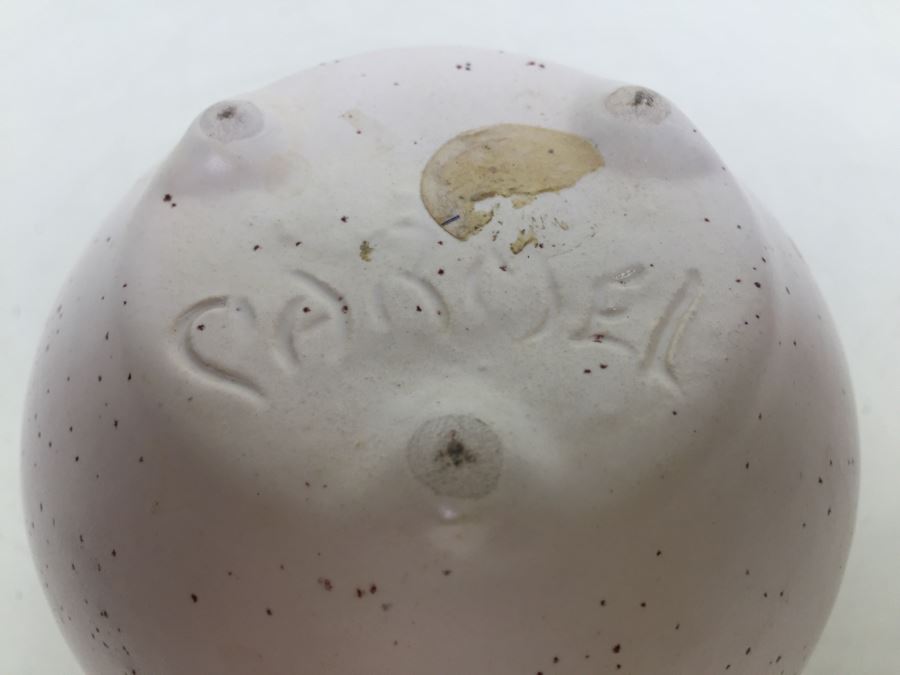 Vintage Pansy Pot Vase Flower Frog California Pottery Carmel Designs Ceramic [Photo 3]