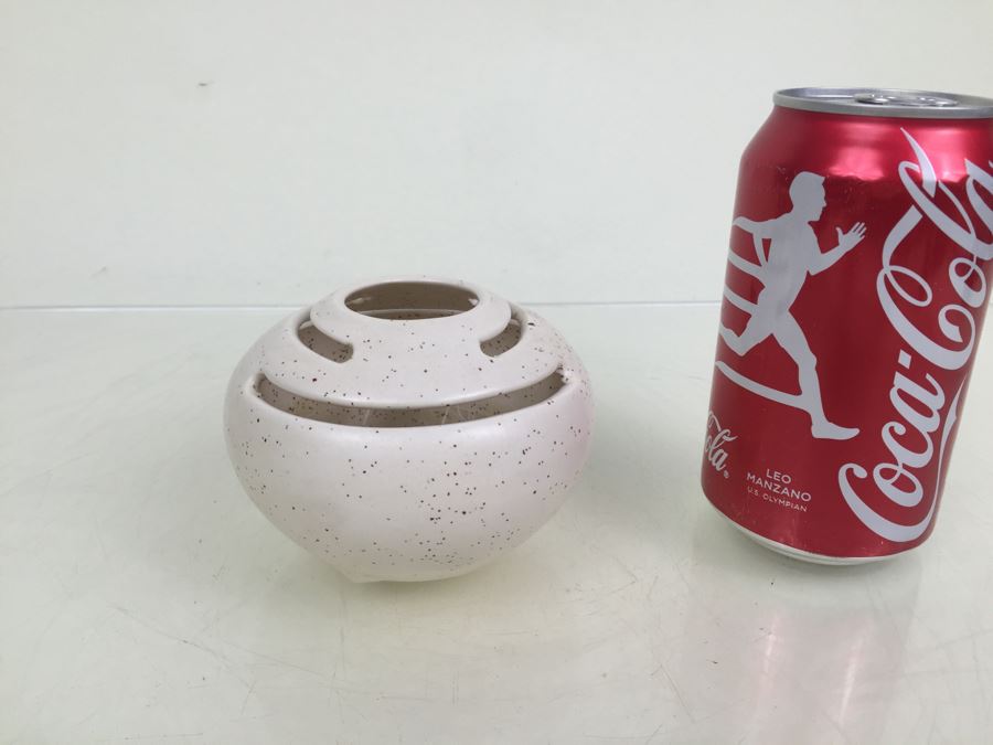 Vintage Pansy Pot Vase Flower Frog California Pottery Carmel Designs Ceramic [Photo 4]