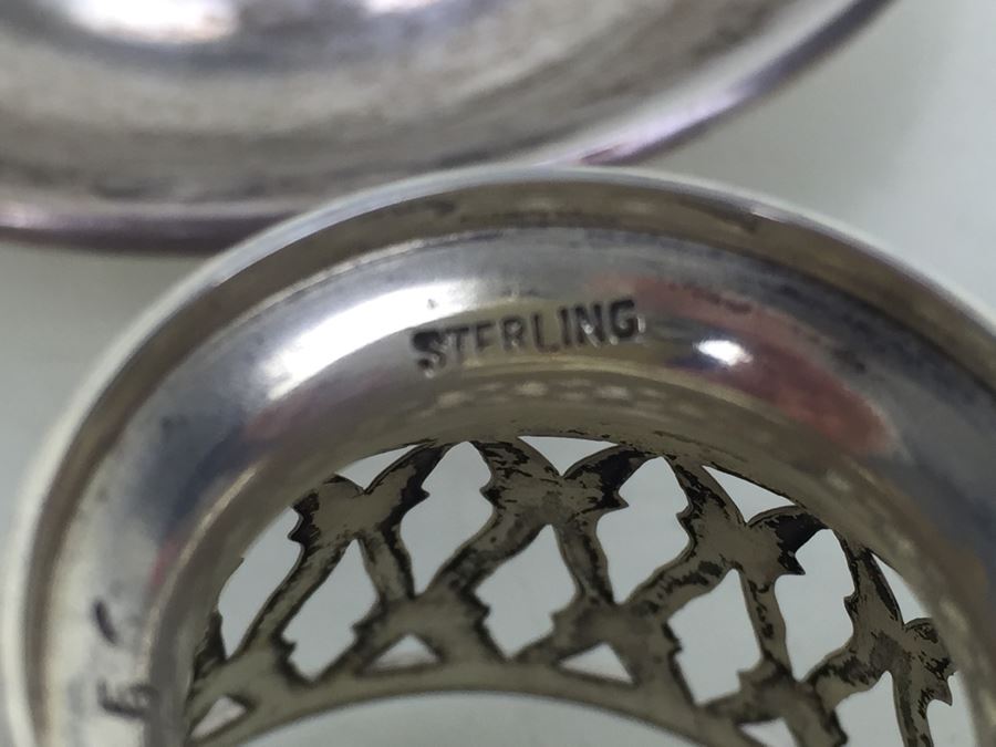 Sterling Silver Demitasse Cup Holder With Saucer [Photo 8]