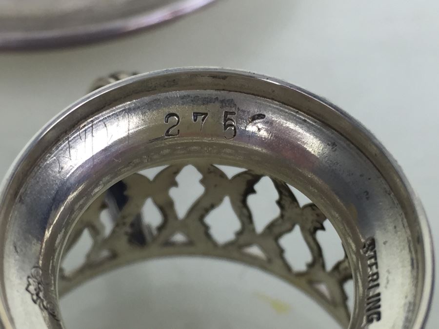 Sterling Silver Demitasse Cup Holder With Saucer [Photo 9]