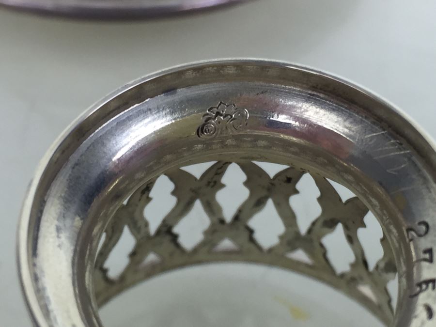 Sterling Silver Demitasse Cup Holder With Saucer [Photo 10]