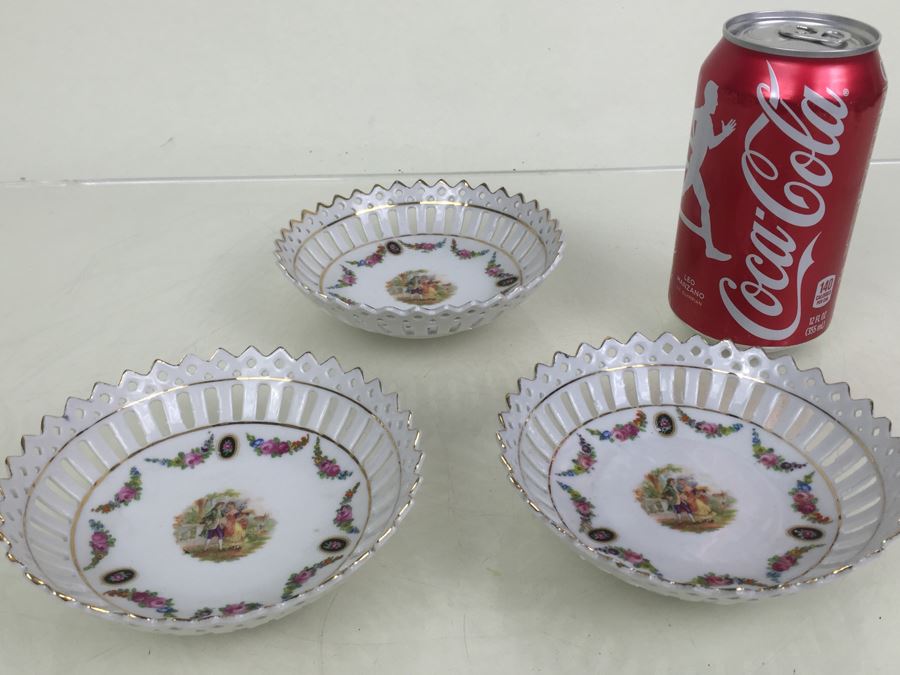 Set Of 3 Reticulated Bowls Made In Germany [Photo 4]