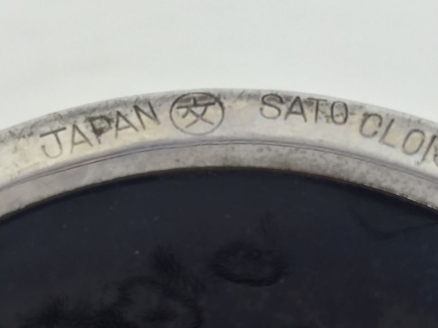 Stunning Signed Japanese SATO Cloisonne Vase With Stand Bird And Floral Motif In Excellent Condition [Photo 13]