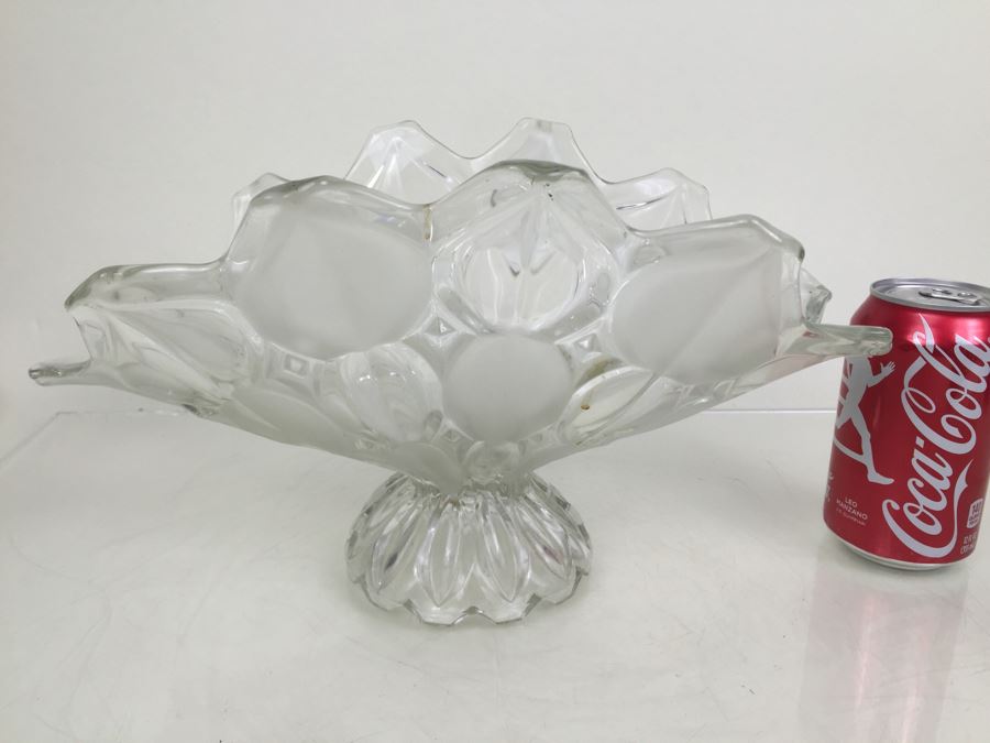 (4) Vintage Glass Banana Fruit Pedestal Bowl Holders [Photo 3]