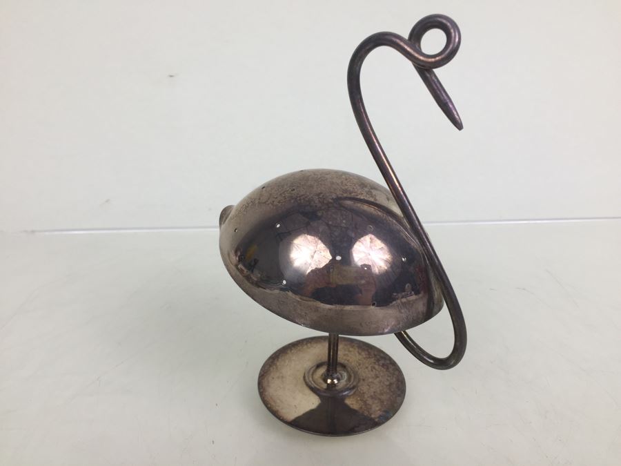 Vintage Mid 1930's Napier Figural Flamingo Hors d'Oeuvres Stand Pick Holder Barware [Photo 2]
