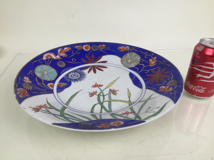 Large Hand Painted Charger Plate [Photo 1]