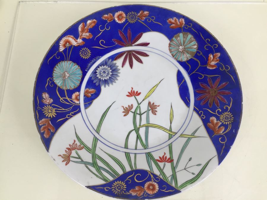 Large Hand Painted Charger Plate [Photo 4]