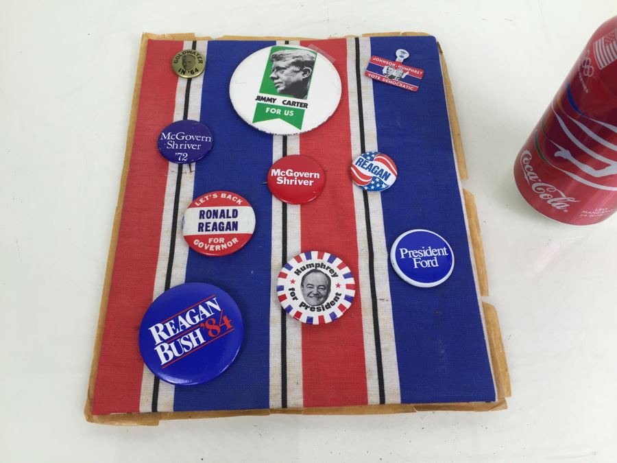Vintage Political Buttons Presidential Election Buttons Collectibles [Photo 4]