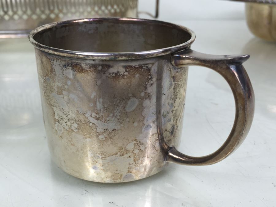 Large Silverplate Pyrex Lot [Photo 12]