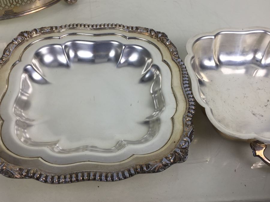 Large Silverplate Pyrex Lot [Photo 19]