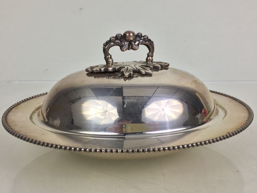 Silverplate Set Includes Long Serving Bowl And Covered Bowl [Photo 8]