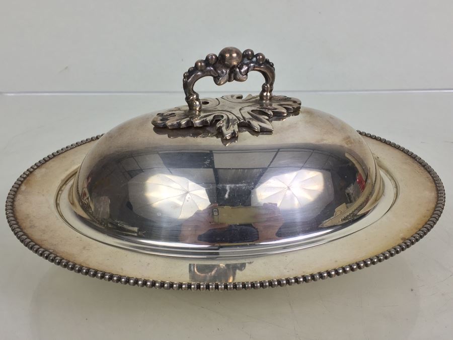 Silverplate Set Includes Long Serving Bowl And Covered Bowl [Photo 9]