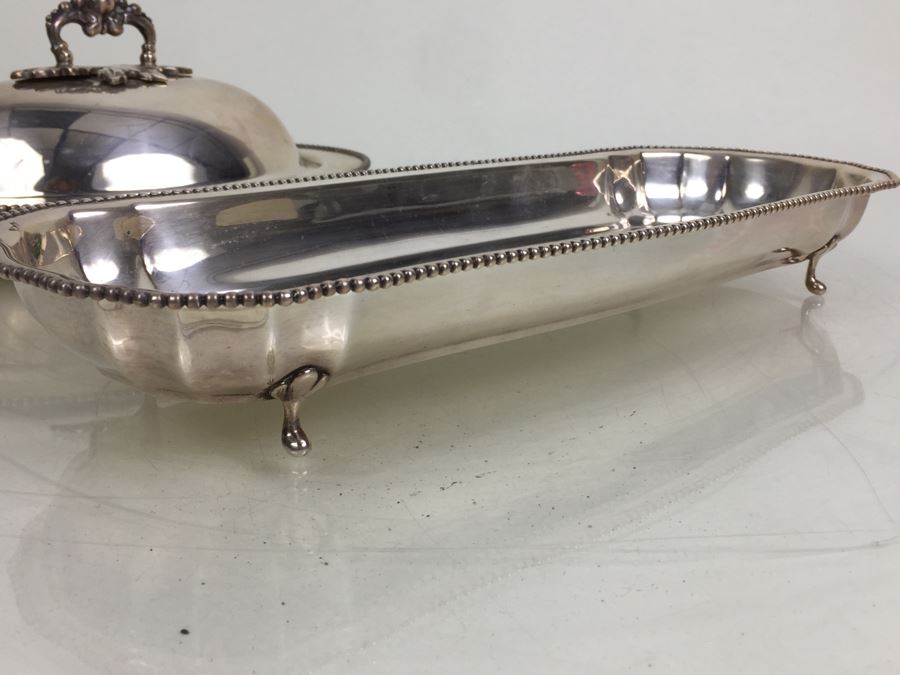 Silverplate Set Includes Long Serving Bowl And Covered Bowl [Photo 5]