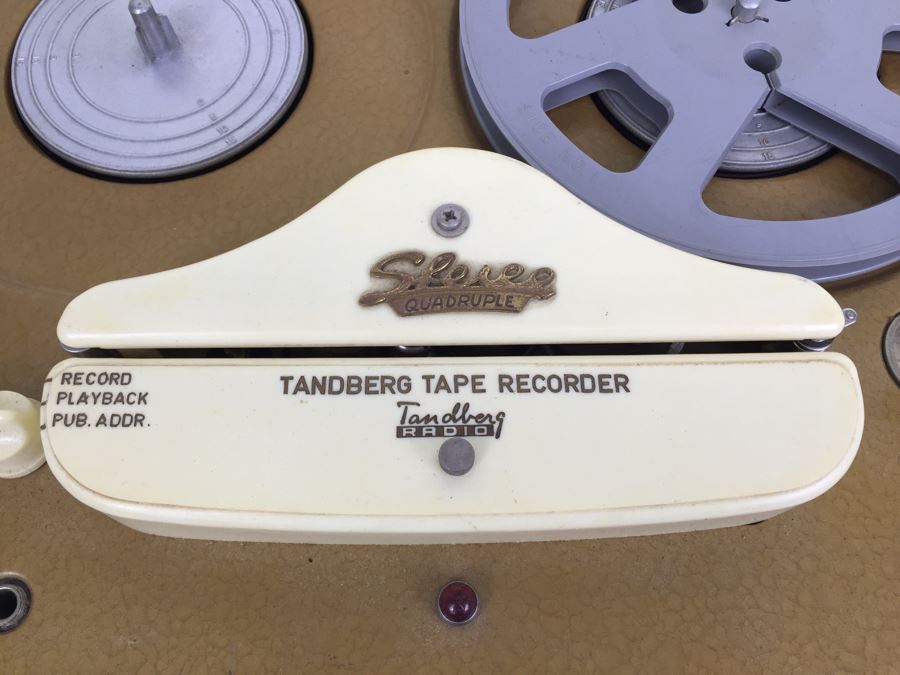 Reel To Reel Tape Recorder Tandbergs RadioFabrikk, A/S, Oslo Model 4F Made In Norway With Carrying Case And Manuals [Photo 9]