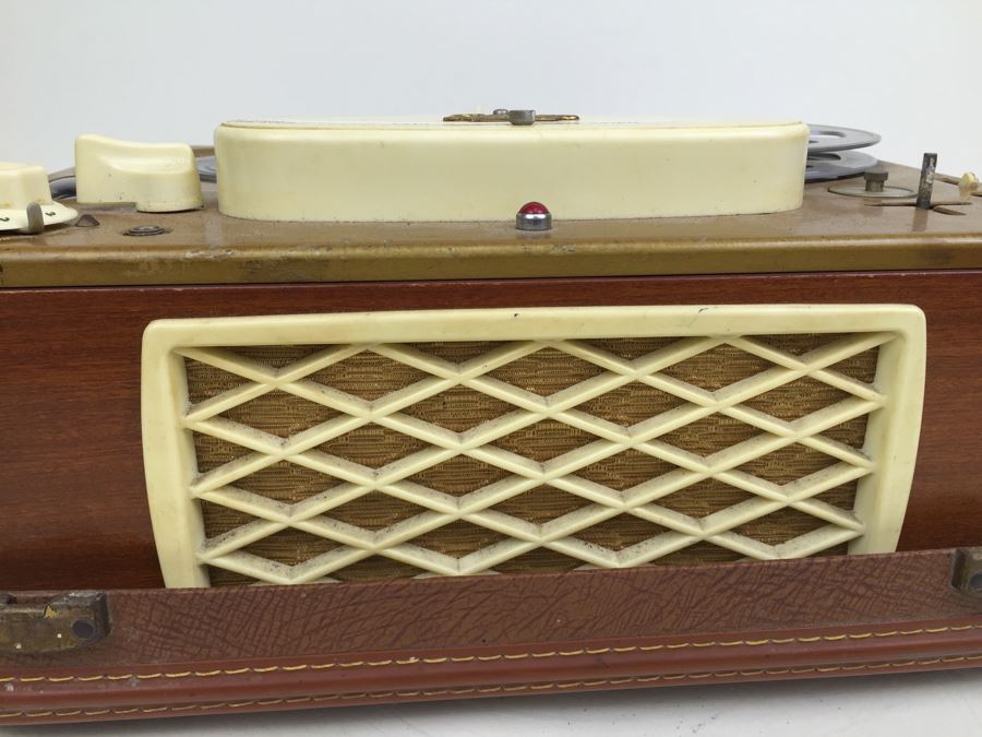 Reel To Reel Tape Recorder Tandbergs RadioFabrikk, A/S, Oslo Model 4F Made In Norway With Carrying Case And Manuals [Photo 11]