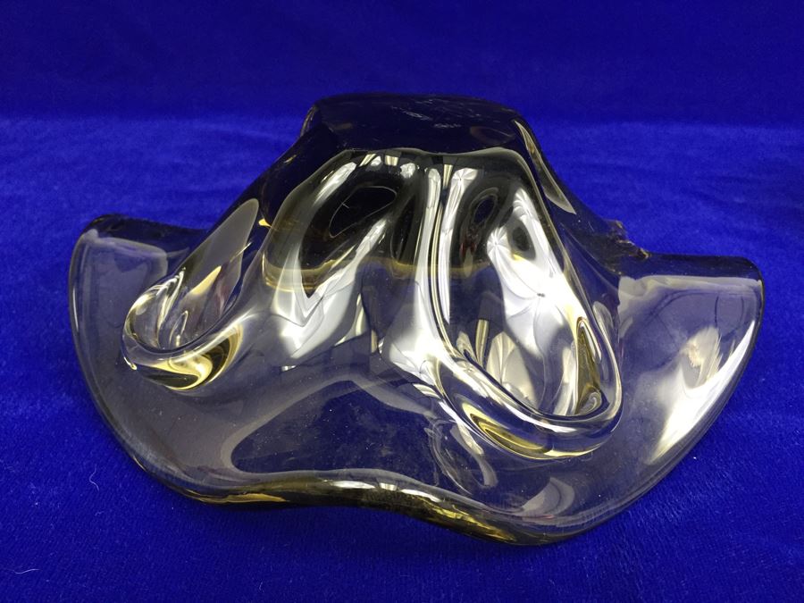 Pair Of Murano Art Glass Trays Ashtrays [Photo 15]
