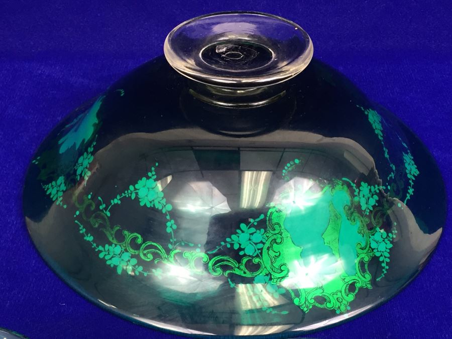 Vintage Hand Blown Glass Bowl With 3 Small Bowls [Photo 13]