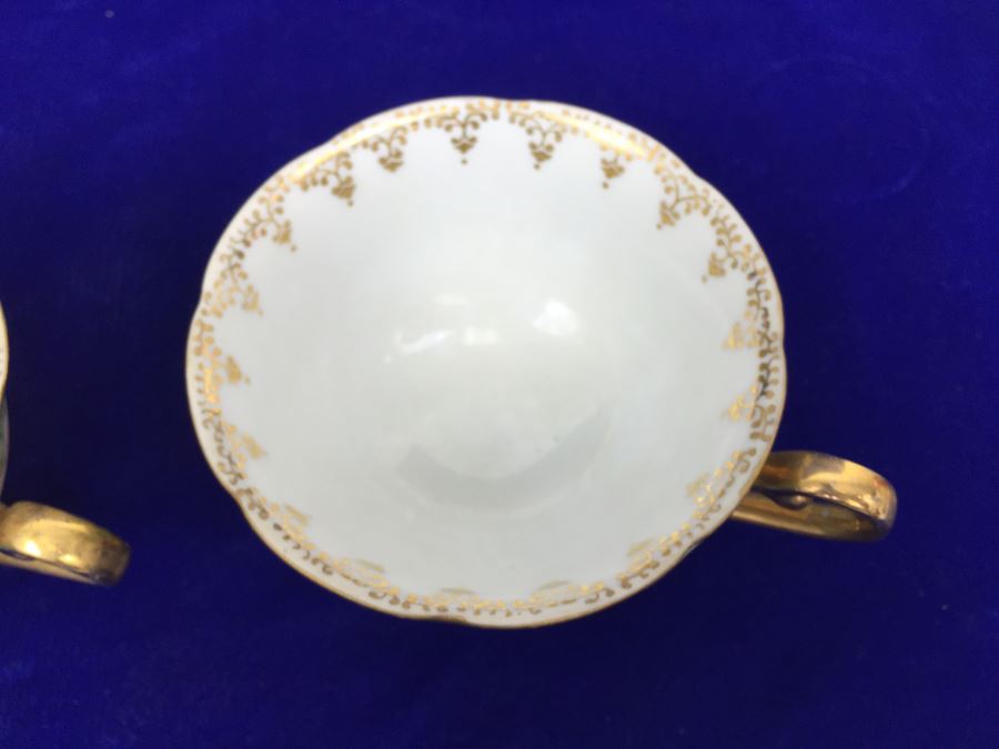 Stunning HUGE Tea Service China Set Highlife JAPAN Hand Painted [Photo 16]