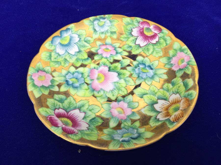 Stunning HUGE Tea Service China Set Highlife JAPAN Hand Painted [Photo 45]