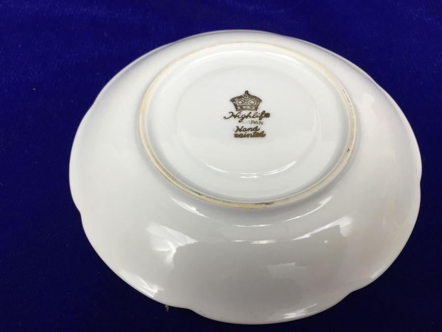 Stunning HUGE Tea Service China Set Highlife JAPAN Hand Painted [Photo 47]