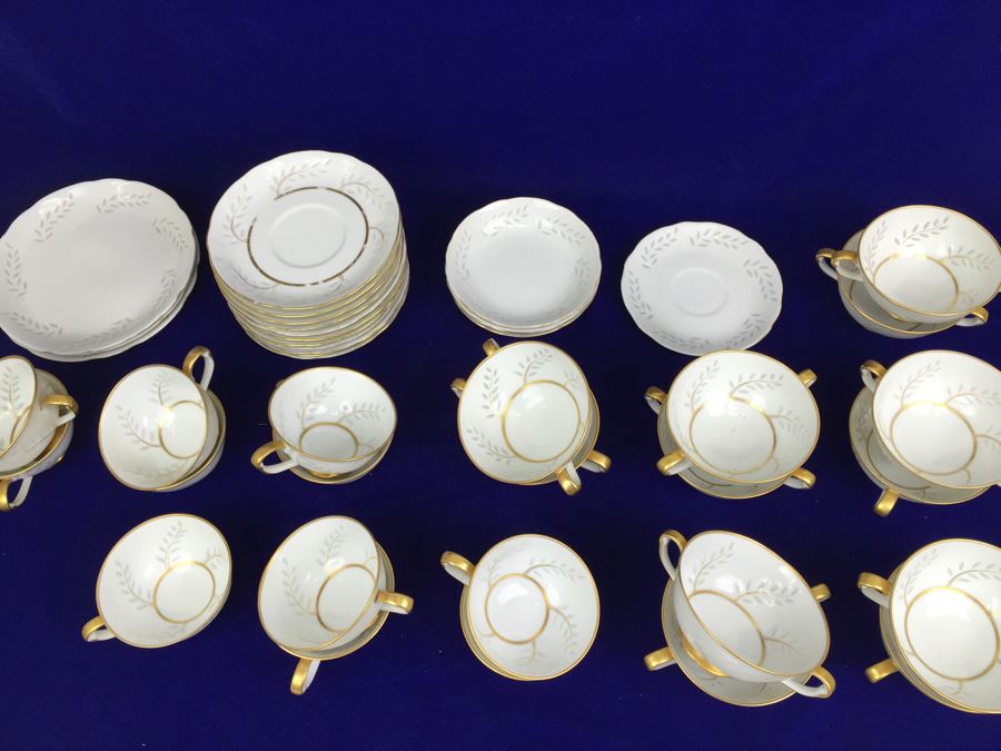 Seyei Regal China Pearl Rice Hand Painted China Set [Photo 34]