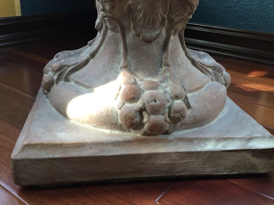 Large Cement Urn With Artificial Tree [Photo 11]