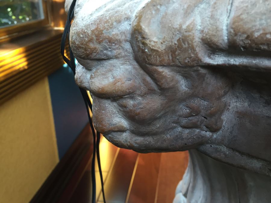 Large Cement Urn With Artificial Tree [Photo 12]