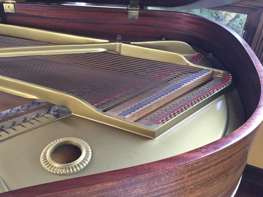 Beautiful Baby Grand Baldwin Piano With Bench Recently Restored [Photo 16]
