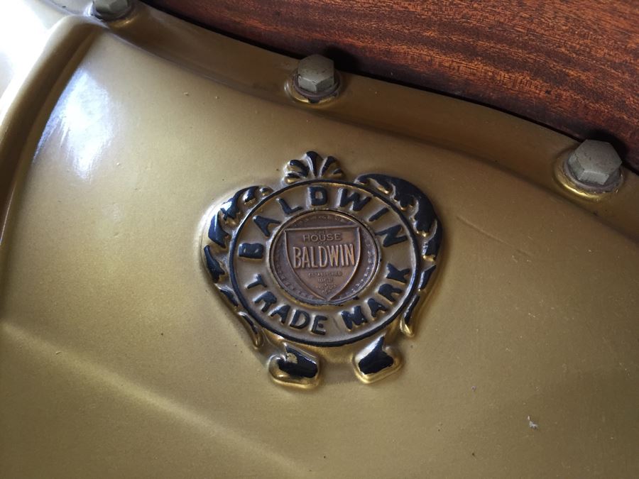 Beautiful Baby Grand Baldwin Piano With Bench Recently Restored [Photo 14]