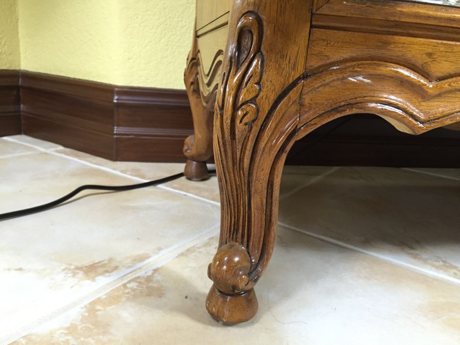 Thomasville Flip-Top Server Accent Table Console Table [Photo 8]