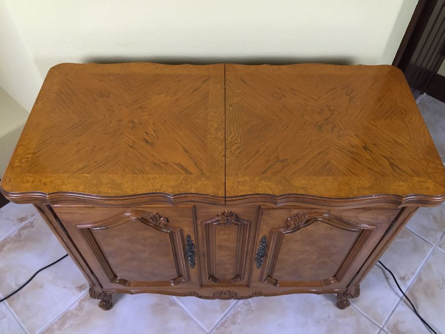 Thomasville Flip-Top Server Accent Table Console Table [Photo 7]