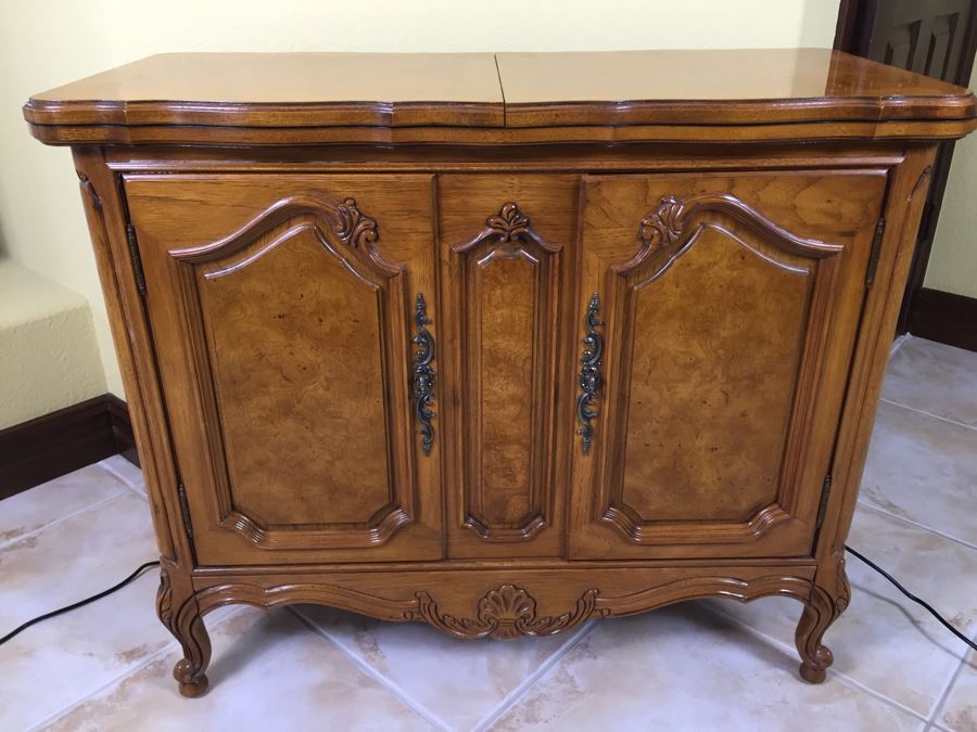 Thomasville Flip-Top Server Accent Table Console Table [Photo 6]