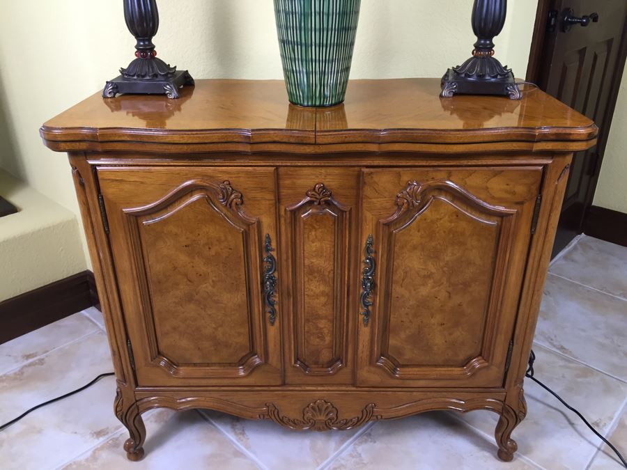 Thomasville Flip-Top Server Accent Table Console Table [Photo 5]