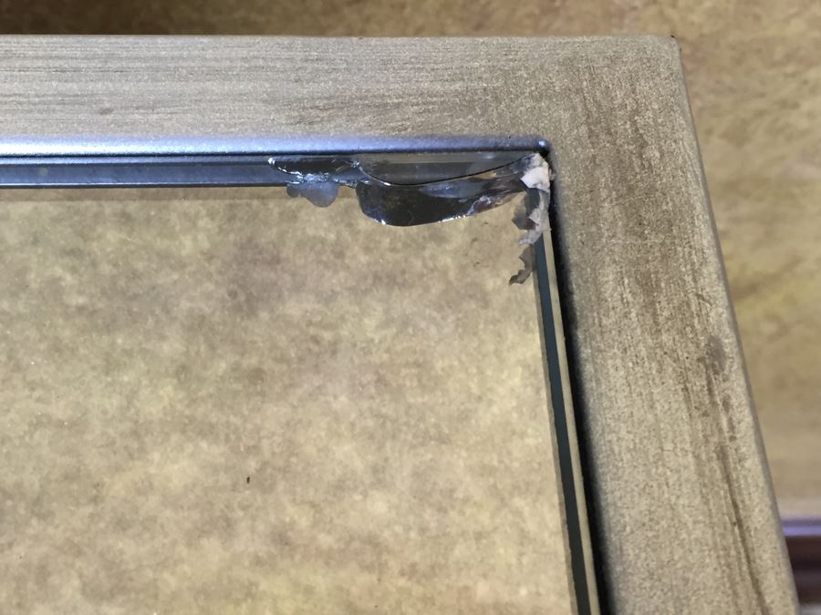 Metal Side Table With Glass Top [Photo 6]