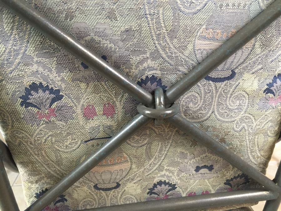 Custom Wrought Iron Dining Table With Four Wrought Iron Chairs From Cassidy West (Cedros District Solana Beach) [Photo 10]