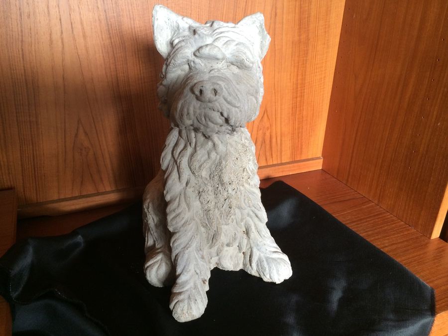 Shabby Chic Garden Terrier Dog - 18' [Photo 1]