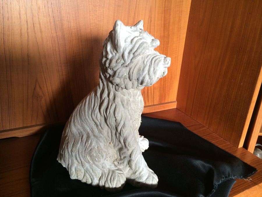 Shabby Chic Garden Terrier Dog - 18' [Photo 2]