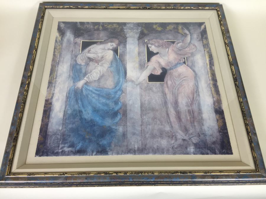 Framed Print By Artist Franklin Titled Annunciation