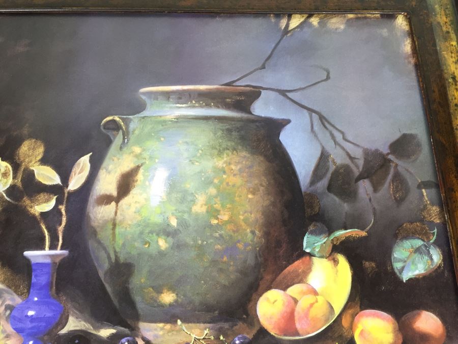 Decorative Still Life Print In Metal Frame [Photo 5]