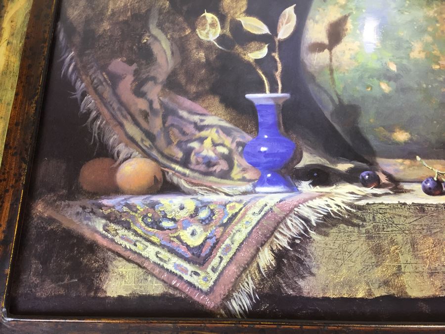 Decorative Still Life Print In Metal Frame [Photo 7]