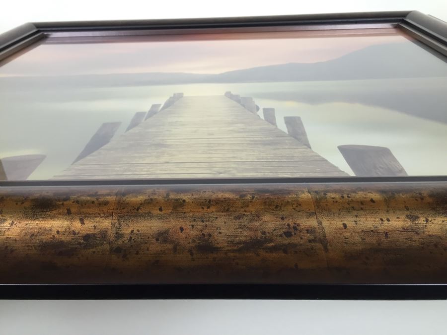 Framed Photographic Print Of Lake Pier [Photo 6]