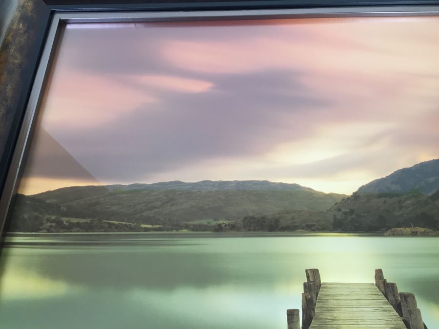 Framed Photographic Print Of Lake Pier [Photo 5]