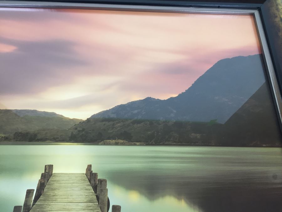 Framed Photographic Print Of Lake Pier [Photo 4]