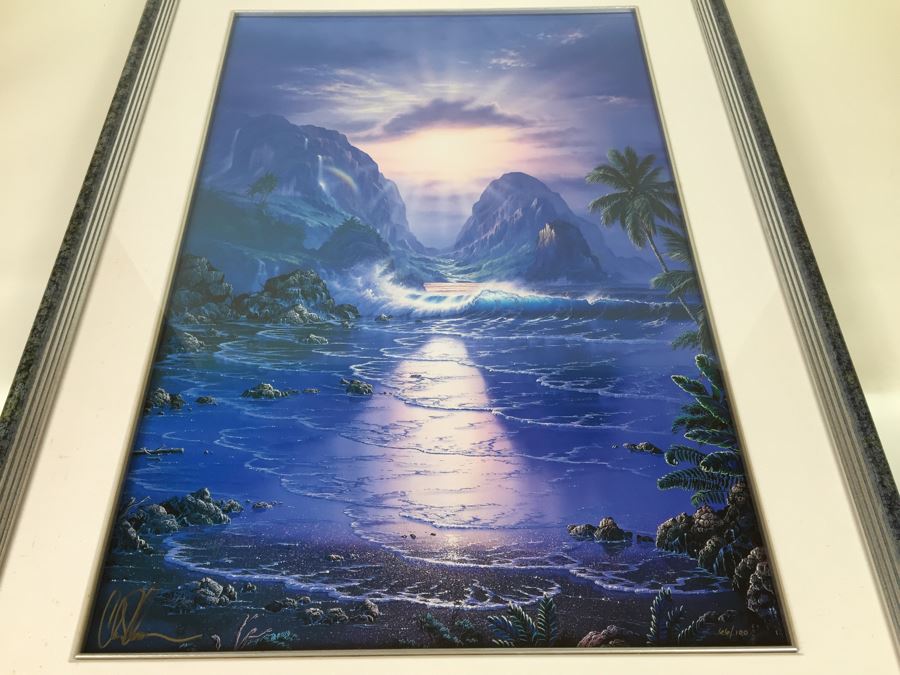 RARE Christian Riese Lassen Mixed-Media Graphic Suite Edition Hand Signed And Numbered 66 Of 100