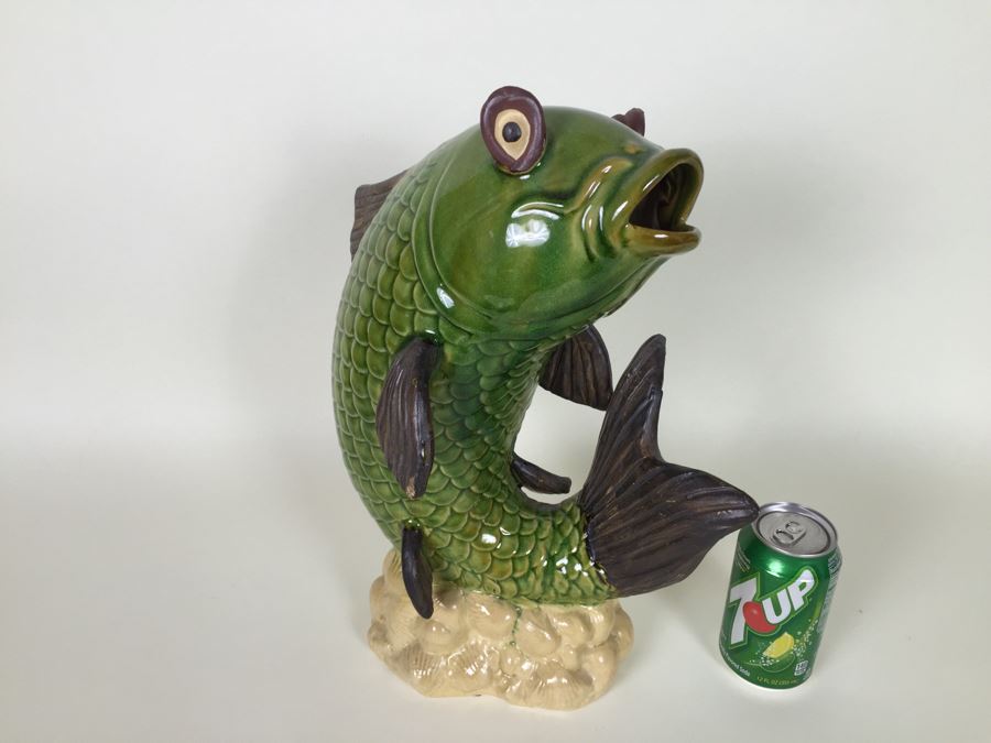 Large Decorative Painted Fish Sculpture [Photo 4]