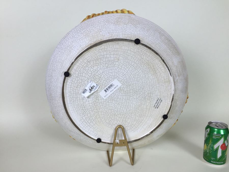 Large Decorative Italian Style Plate With Stand [Photo 6]
