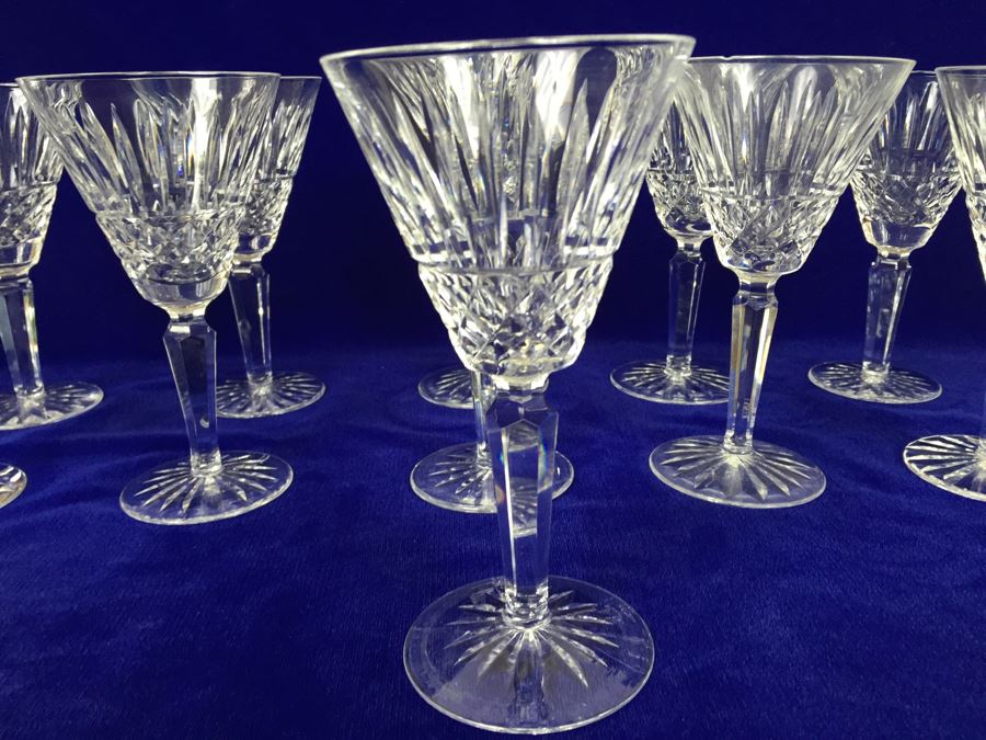 (11) Waterford Crystal Maeve Stemware Glasses Estimate $90x11=$990 [Photo 2]