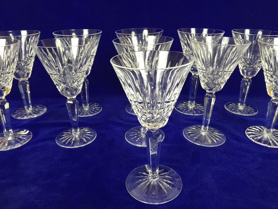 (11) Waterford Crystal Maeve Stemware Glasses Estimate $90x11=$990 [Photo 8]