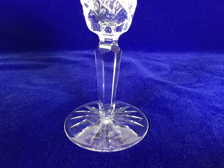 Waterford Crystal Maeve Empty Box With Single Waterford Maeve Stemware Glass Estimate $90 [Photo 8]