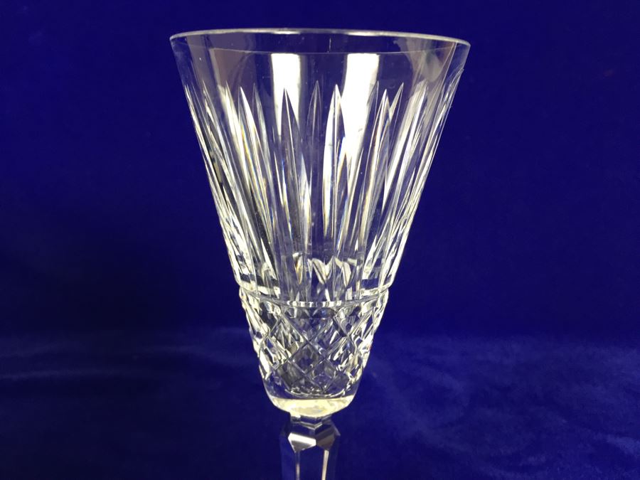 Waterford Crystal Maeve Empty Box With Single Waterford Maeve Stemware Glass Estimate $90 [Photo 7]